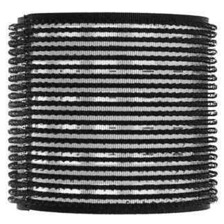 Ceramic Hair Perm Rollers, Black with White Core - 65mm, 3/Pack