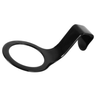 Dryer Holder Rubberized Coating for Ledge, Black