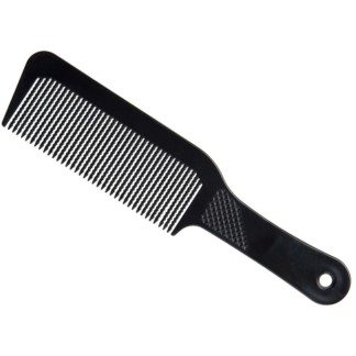 Diane Flat Top Comb, Black, 9.5 inch