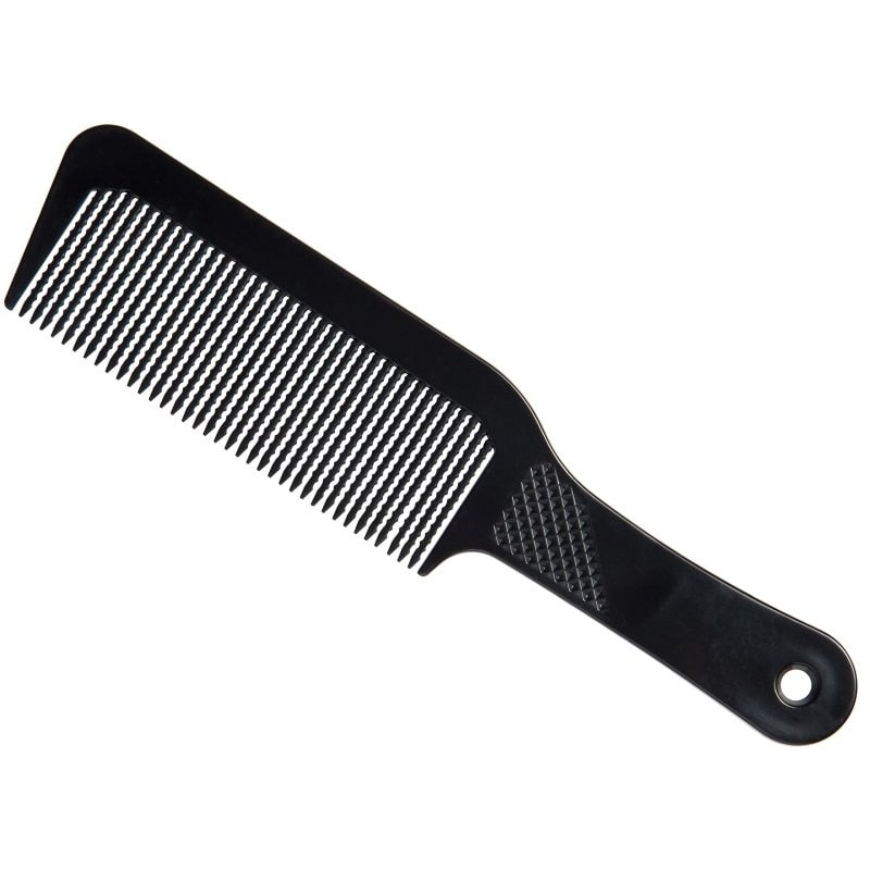 Diane Flat Top Comb, Black, 9.5 inch
