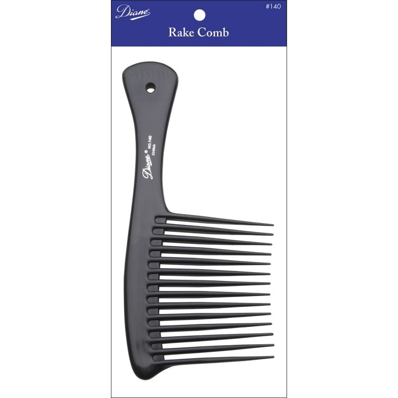 Diane Large Rake Comb, Black