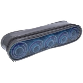 Cling Hook & Loop Hair Perm Curlers, Blue, Assorted Sizes, 15/Pack