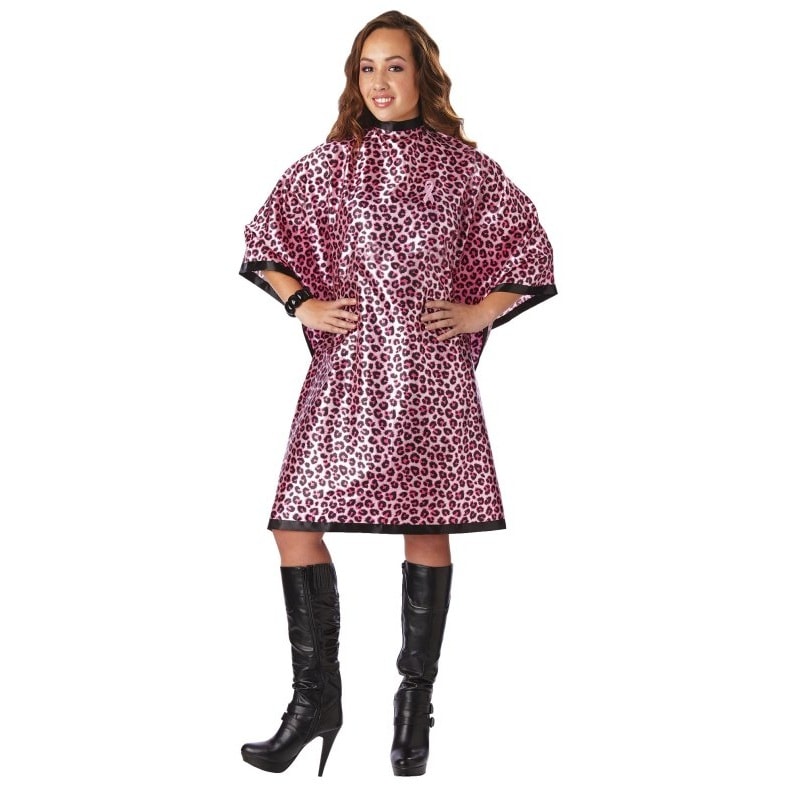 Olivia Garden Pink Leopard Cape, Studs