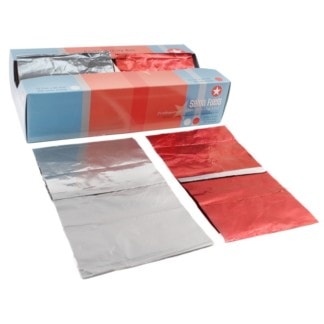 Salon Fuels Pop Up & Pre-Cut Salon Foil, 2 Colours, 400 Sheets, 12.7cm x 20.3cm