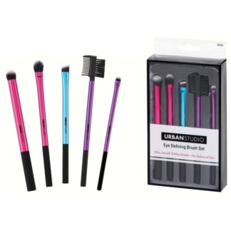 Cala Urban Studio Eye Defining Brush Set, 5/Pack