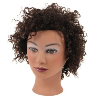 Mannequin Head with Female Ethnic Hair
