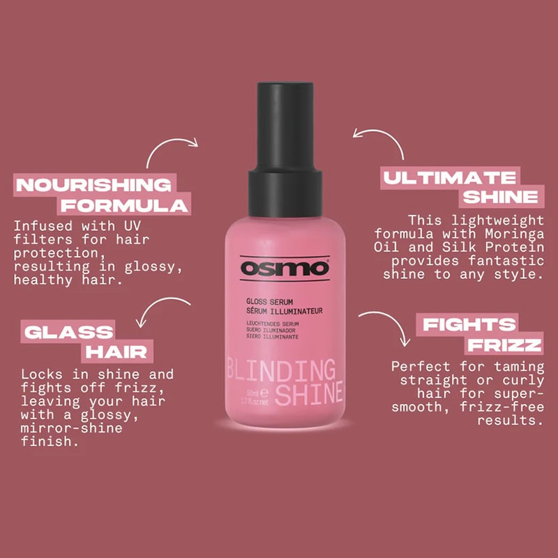 OSMO Blinding Shine Serum, 50ml - Image 2