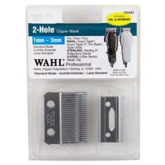 Wahl Hair Clipper Blade Set (Pro Basic, Designer 6, Super Taper, Student Kit)