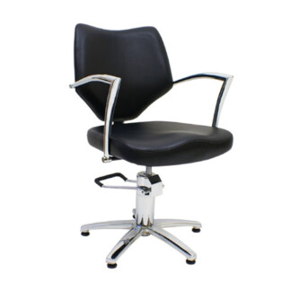 Chair Styling Madrid B06, Hydraulic Base, Black, 3 Parts