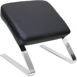 Foot Rest Toronto FT21, Chrome & Black