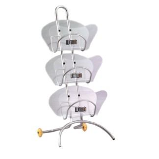 Magazine Storage Rack MG02, 3 Trays, Clear