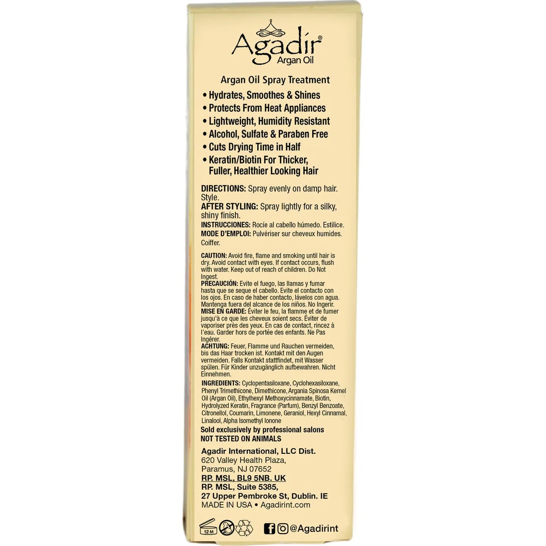 Agadir Argan Oil Spray Treatment, 150ml - Image 2