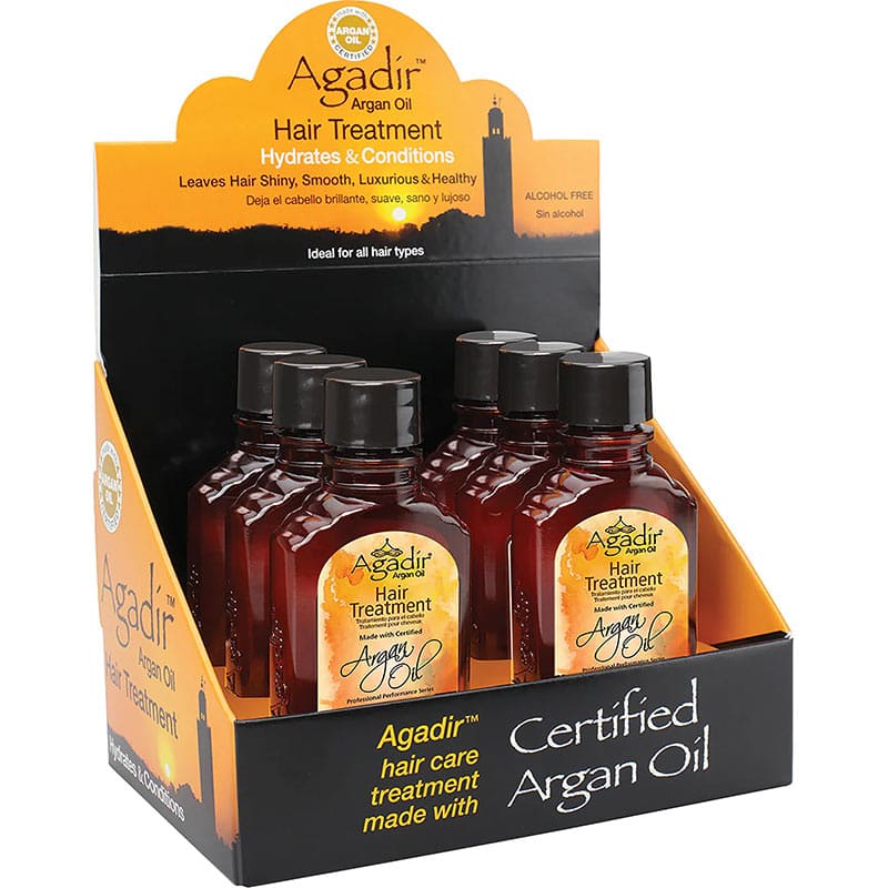 Agadir Argan Oil Hair Treatment Display, 66.5ml x 6