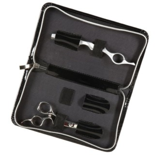 Olivia Garden PrecisionCut Offset Set: Scissor, Razor & Case