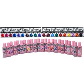 Crazy Color Tufted Shelf Swatch Strip