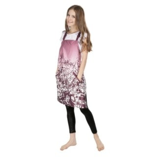 Apron Pink Abstract Design