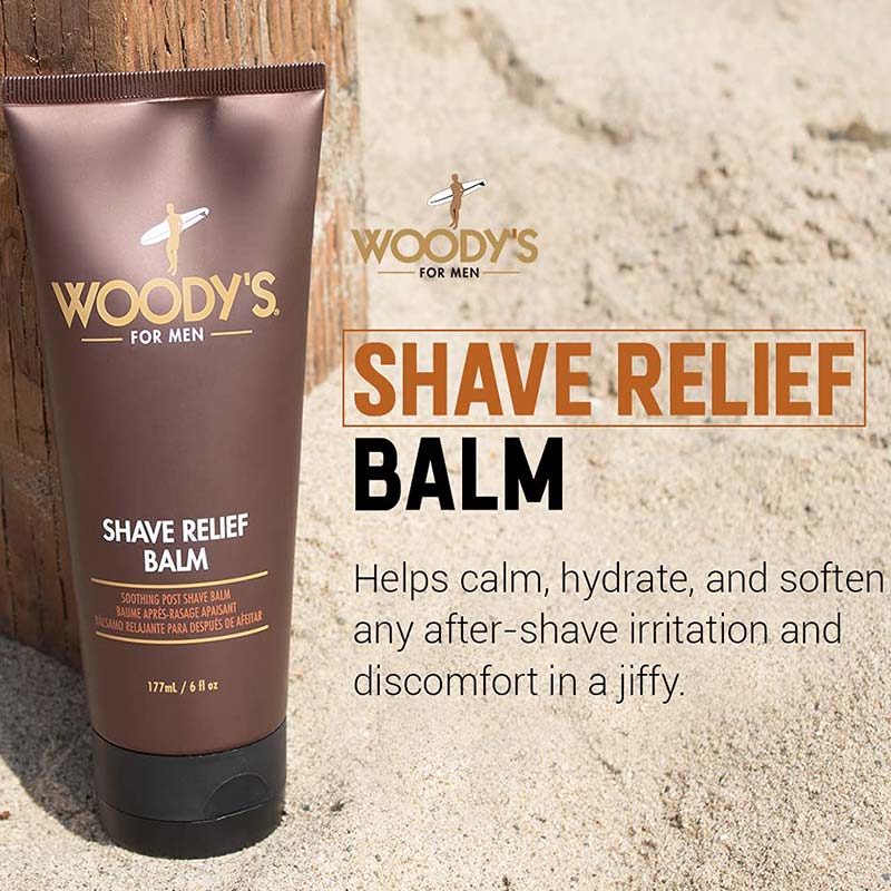 Woody's for Men Shave Relief Balm, 177ml - Image 2