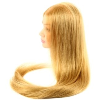 Mannequin Head with 100% Synthetic Hair, Blonde, 26 inch (66 cm)