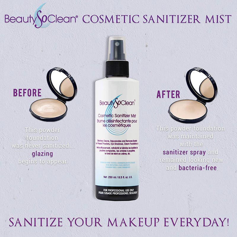 BeautySoClean Make-Up Cosmetic Sanitizer Mist - Image 4