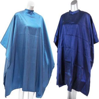 Salon Cape Crinkle, Nylon & Polyester, X-Large, Studs