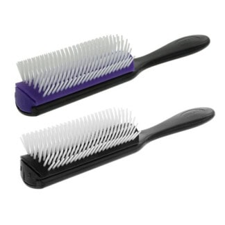 Cushion Denman Equivalent Silicone 9 Row White Pins Brush