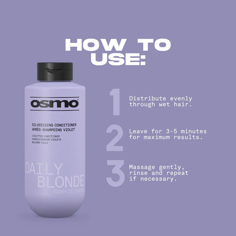 OSMO Daily Blonde Silverising Conditioner - Image 4