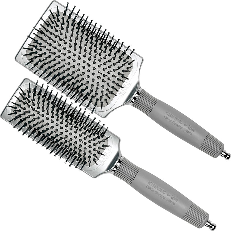 Olivia Garden Ceramic + Ion XL Pro Paddle Brush Collection