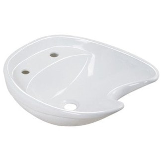 Basin Ceramic 0325, Small Waste Hole