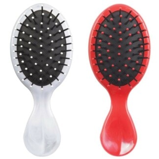 Olivia Garden Holiday Gem Red/White Mini Cushion Brush