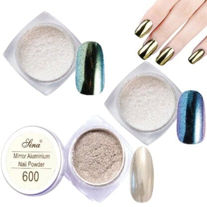 Nail Art Powder Chrome Holographic Glitter Dust, 1g