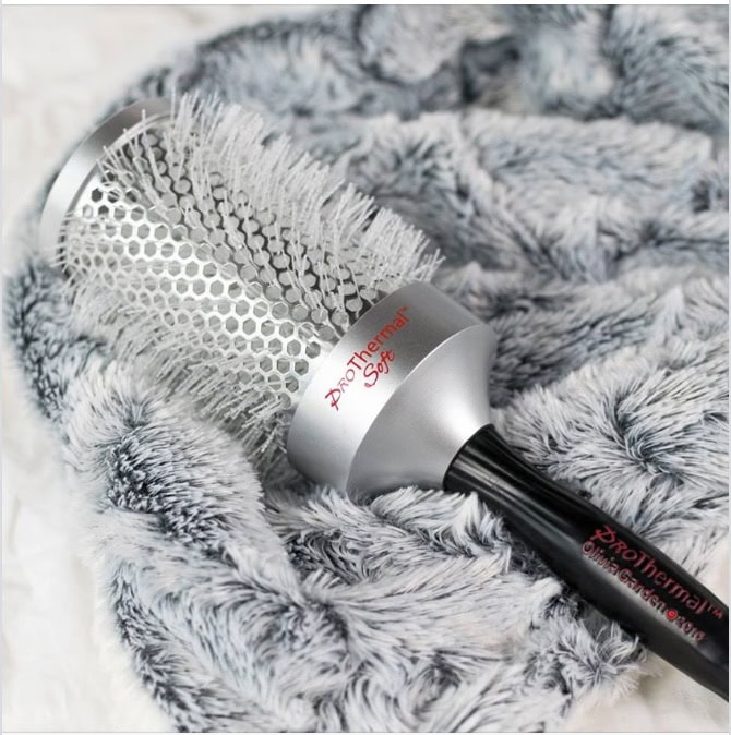 Olivia Garden ProThermal Soft White Bristles Brush Collection - Image 5