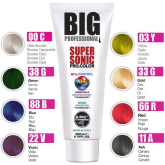 BIG Professional Permanent Colour Intensive Boosters/Colour Correctors, 200ml