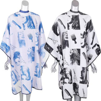 Salon Cape Face & Tools Design, Water-Repellent, Hook & Loop