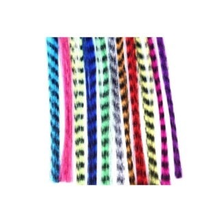 hair-x-tend 35cm Grizzly Synthetic Micro Ring Hair Extensions, 10/Pack