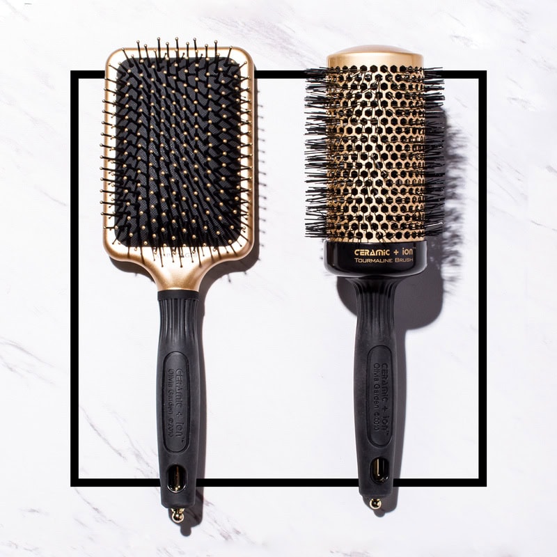 Olivia Garden Ceramic + Ion Thermal Gold Brush Collection - Image 8
