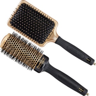Olivia Garden Ceramic + Ion Thermal Gold Brush Collection