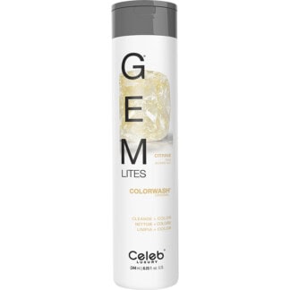 Celeb Luxury Gem Lites Colorwash Shampoo, Citrine Pale Blonde Glo, 244ml
