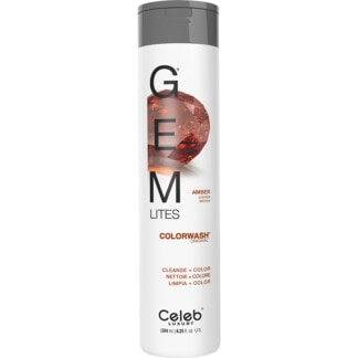 Celeb Luxury Gem Lites Colorwash Shampoo, Amber Copper Brown, 244ml
