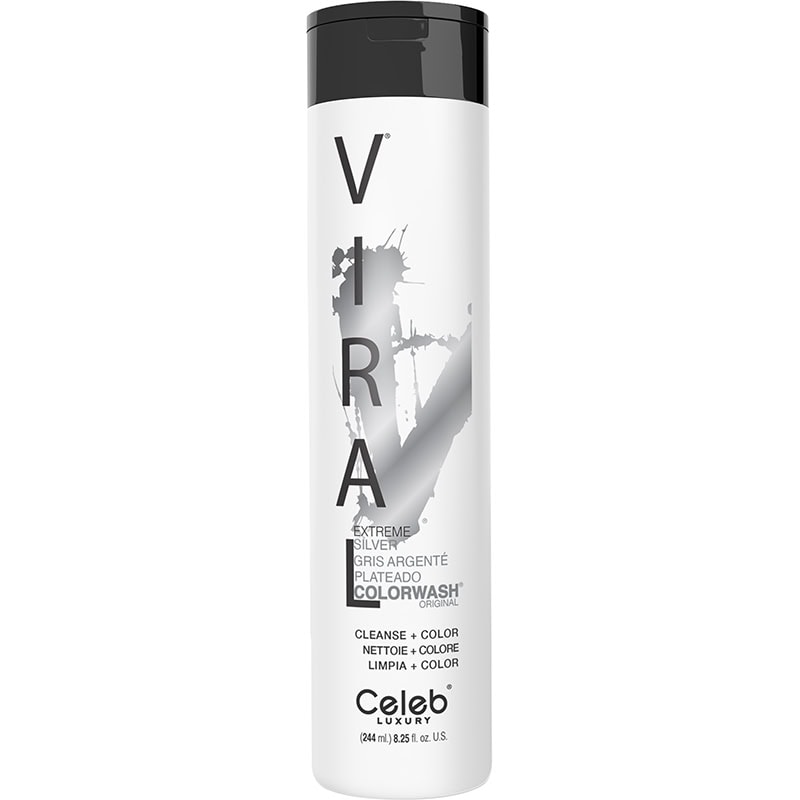 Celeb Luxury Viral Extreme Colorwash, Silver, 244ml