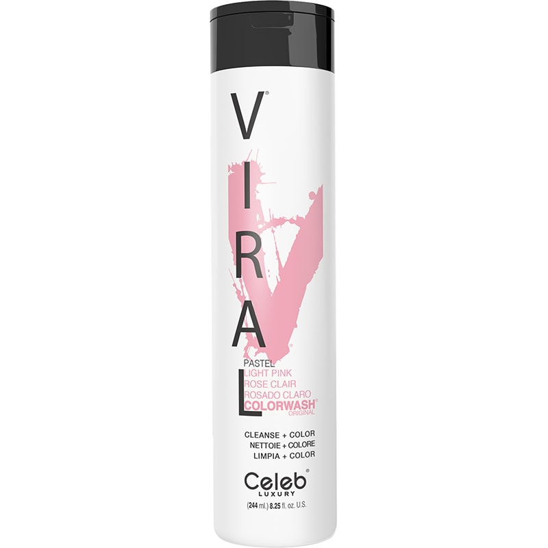 Celeb Luxury Viral Colorwash, Pastel Light Pink, 244ml