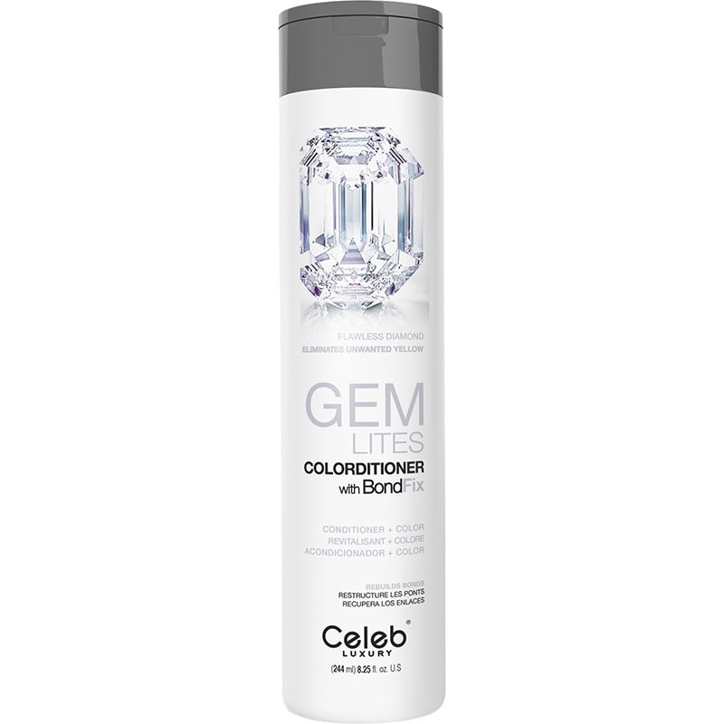 Celeb Luxury Gem Lites Colorditioner with BondFix, Flawless Diamond, 244ml