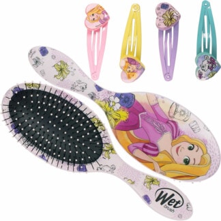 WetBrush Disney Rapunzel Tangled Styling Set, Brush & 4 Clips