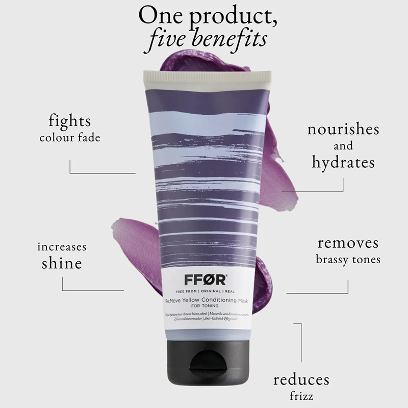 FFØR Re:Move Yellow for Toning Conditioning Mask - Image 3