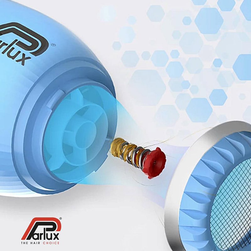 Parlux Hair Dryer Alyon Air Ionizer Tech 2250 Watt Night Blue & Magic Sense Diffuser Set - Image 8