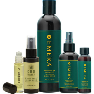 EMERA & CBD Daily Spa Collection, 5 Pieces