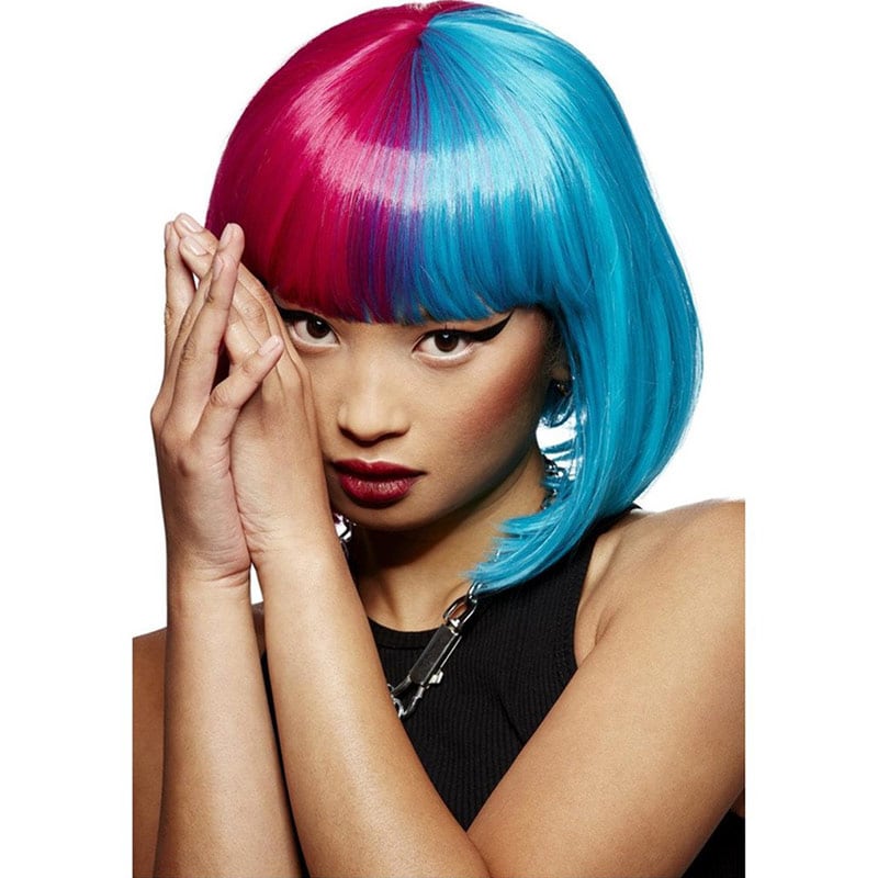 Manic Panic Short Cut Glam Doll™ Wig - Blue Valentine™ - Image 4