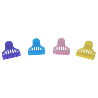 Butterfly Jaw Clips, Vented, Assorted Colours, 12/Pack