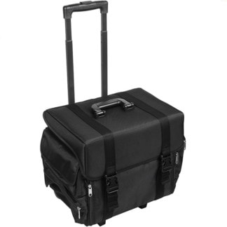 Beauty Make-Up Case Polyester Trolley, 1 Part, Empty
