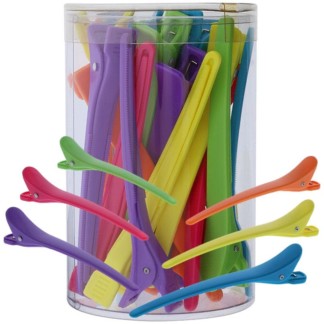 Sectioning Clips Tub, Candy Assorted, 11.6cm, 24/Tub