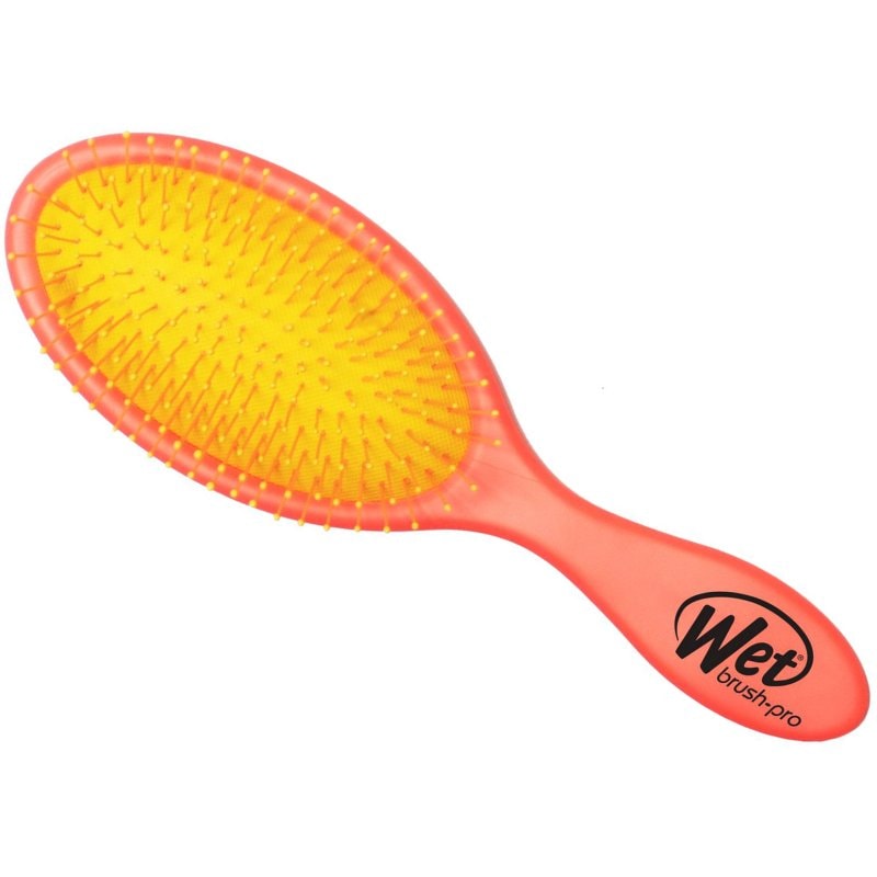 WetBrush Original Detangler Electric Neon, Coral Chic Orange